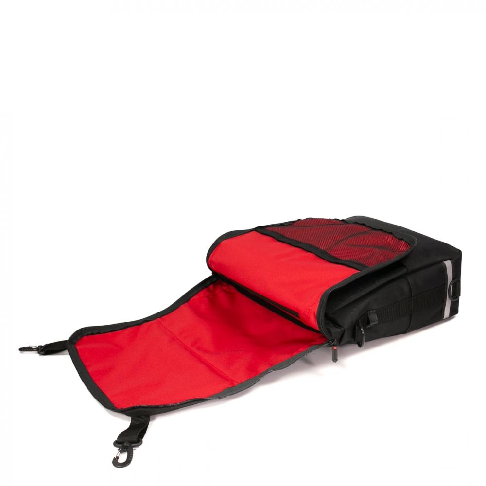 Haberland Bike-Rucksack Sporty schwarz/reflex - vielseitiger Fahrradrucksack mit Regenschutz