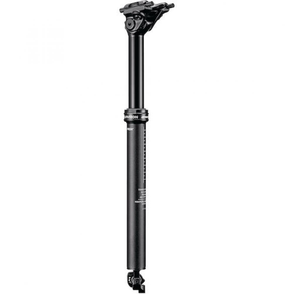 FSA Flowtron Vario-Sattelstütze Ø 30,9 x 421 mm - Teleskop-Sattelstütze mit 125 mm Hub