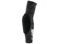 100% Teratec elbow guards L Grey Heather / Black - flexible Ellbogenprotektoren mit Level 1 Schutz