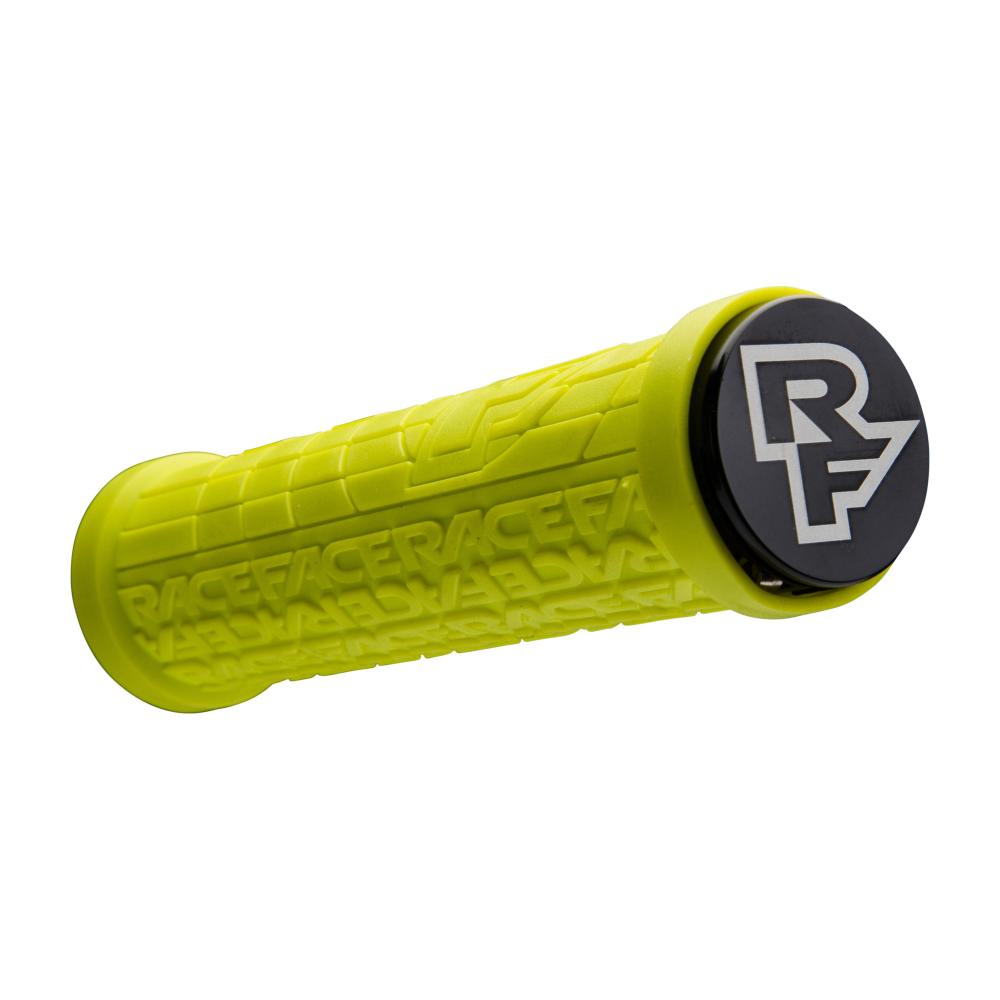 Race Face Grippler Lock-On Griff 30mm gelb für sicheren Halt und modernes Design.