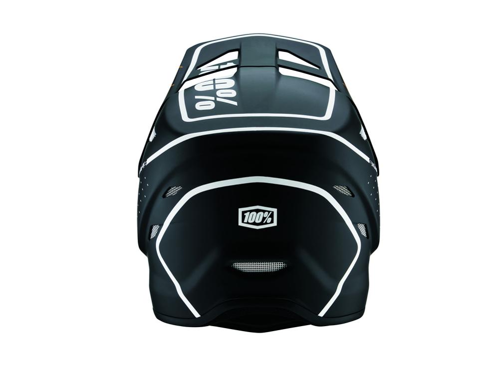 100% Status helmet L Dreamflow Black - leichter Fullface-Helm mit maximalem Schutz