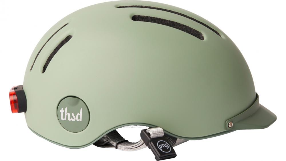 Thousand Chapter Desert Sage MIPS Fahrradhelm Gr. M mit abnehmbarem Visier, Belüftungskanälen.