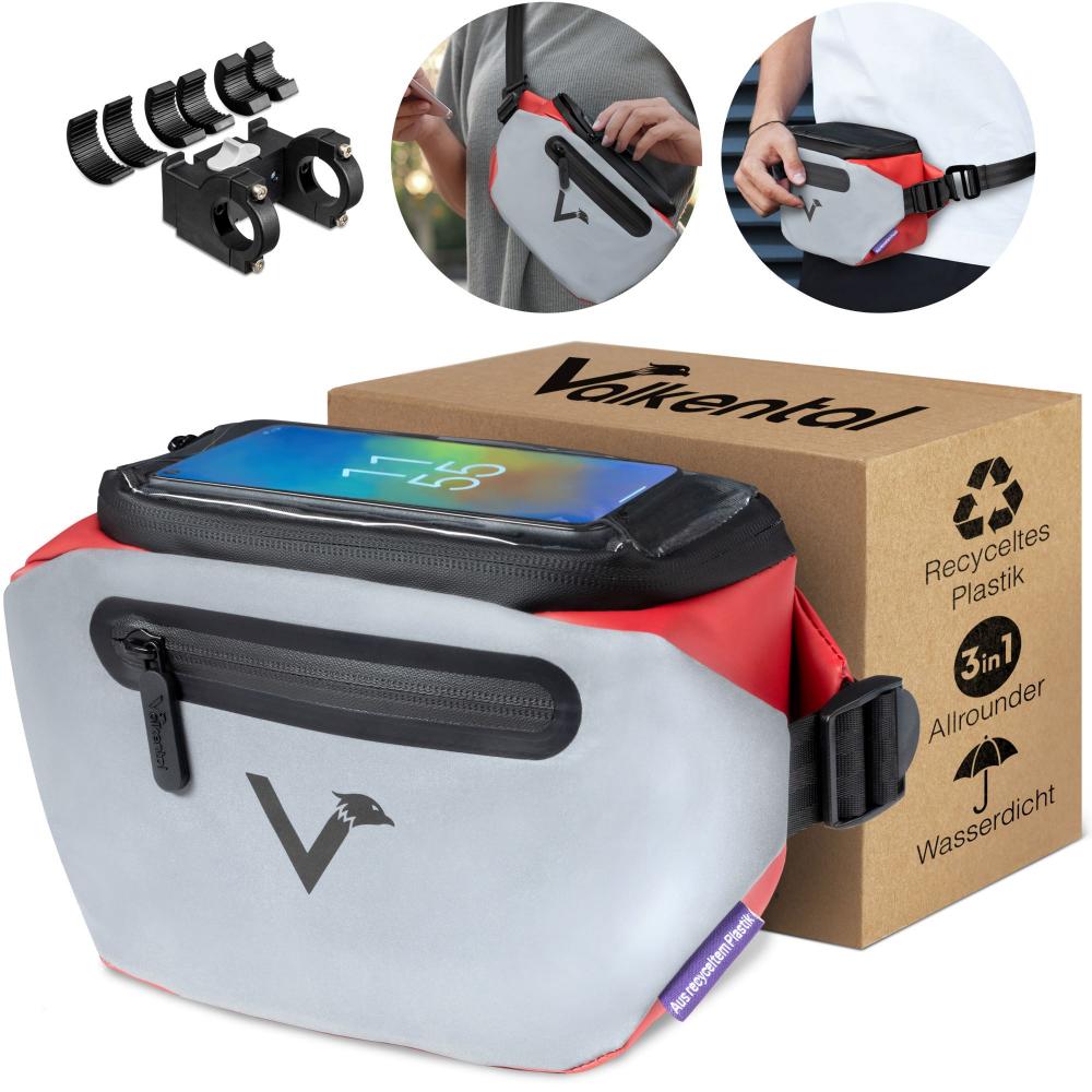 Valkental Lenkertasche 3in1 rot