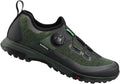 SHIMANO Fahrradschuhe ET701 Herren/Damen MTB FLATPEDAL Fahrradschuhe Größe 38, Grün