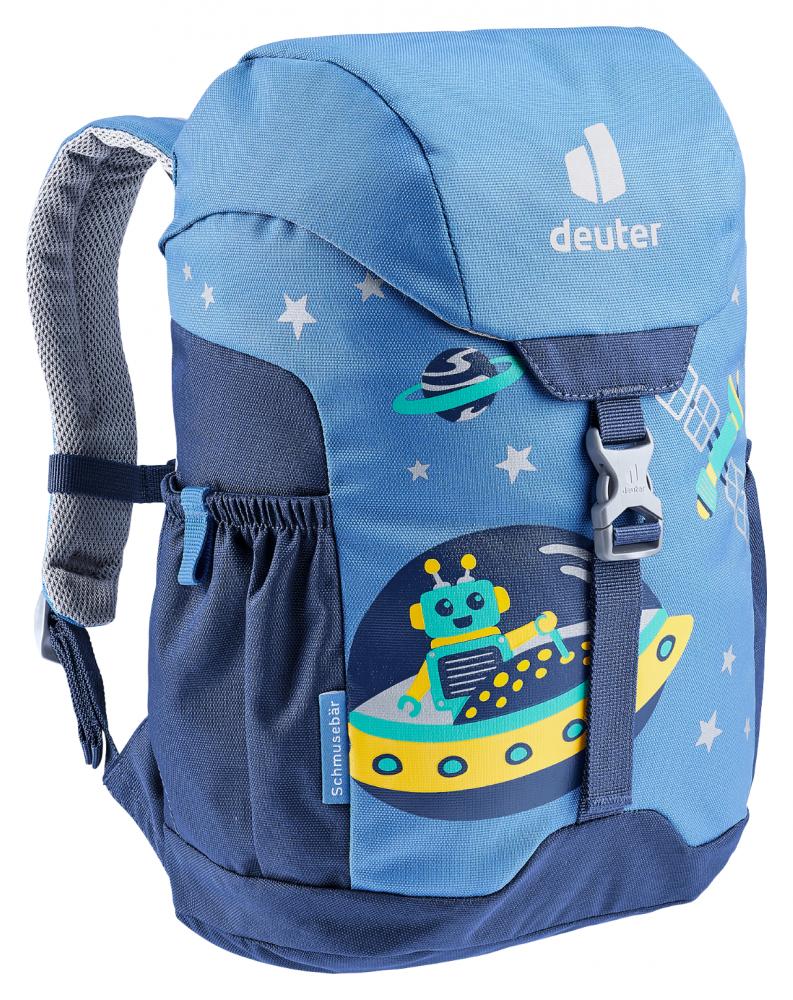 Deuter Schmusebär Kinderrucksack 8L Wave-Nightblue - Leicht & Sicher für kleine Abenteurer