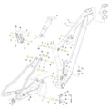 Merida Bolzenkit inkl. Federbeinbolzen f. NINETY-SIX CF MY21 - präzises Suspension-Setup für Rahmen in Größe CF MY21