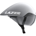 LAZER Volante KinetiCore Triathlon-/Zeitfahrhelm M Matt White Silver - maximale Aerodynamik