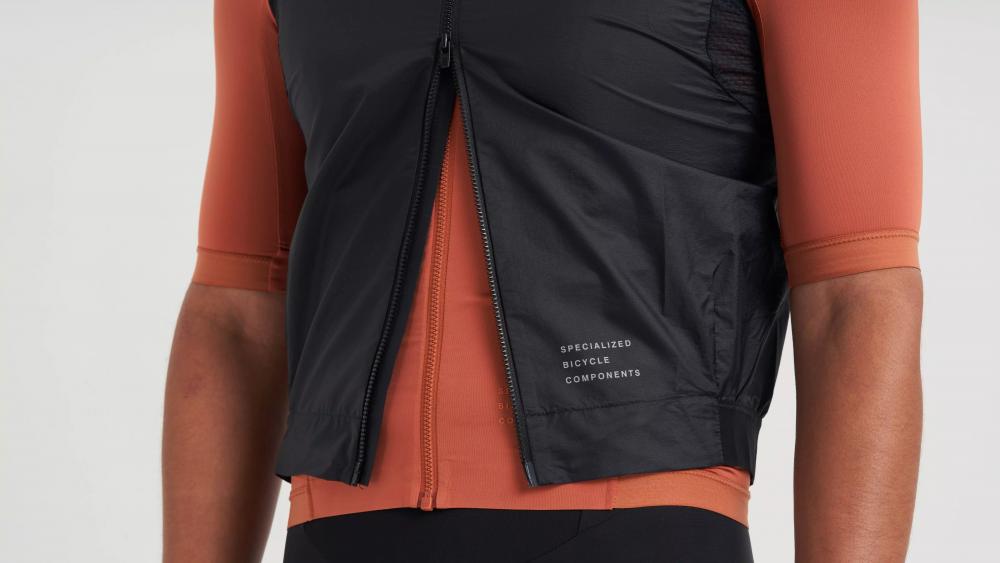 PRIME WIND VEST MEN - Herren Windweste Schwarz Größe S - Bekleidung