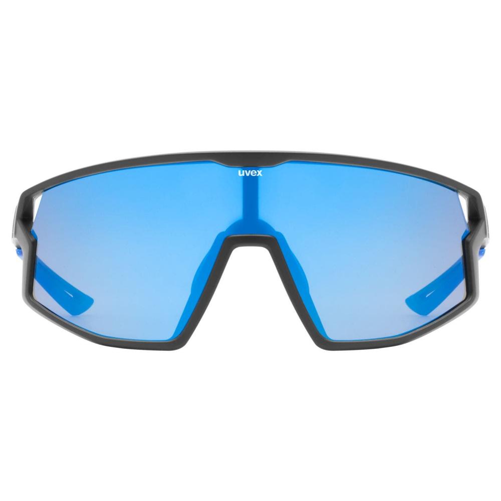 uvex Skyryse Black Matt - Mirror Blue Sportbrille, Einheitsgröße