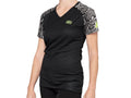 100% Airmatic Womens Jersey (SP21) M Black Python - komfortables MTB-Trikot für Trails