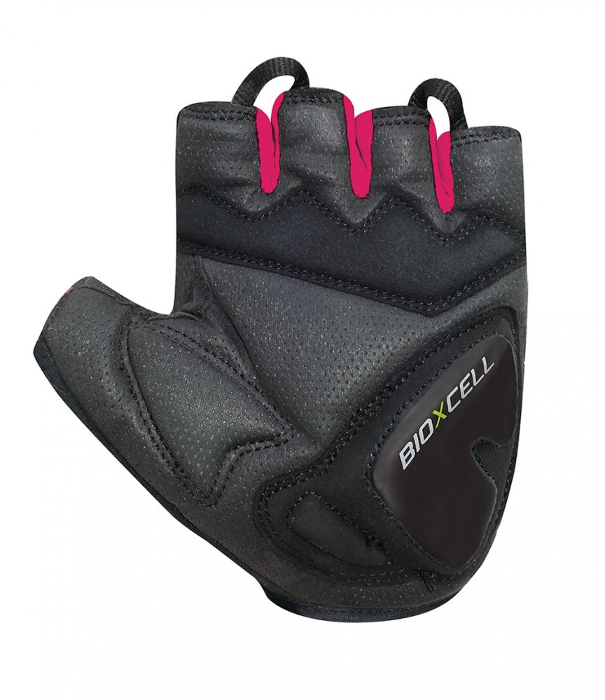 CHIBA BioXCell Lady - Radhandschuhe Damen, weiß, Größe L, mit Gelpolsterung