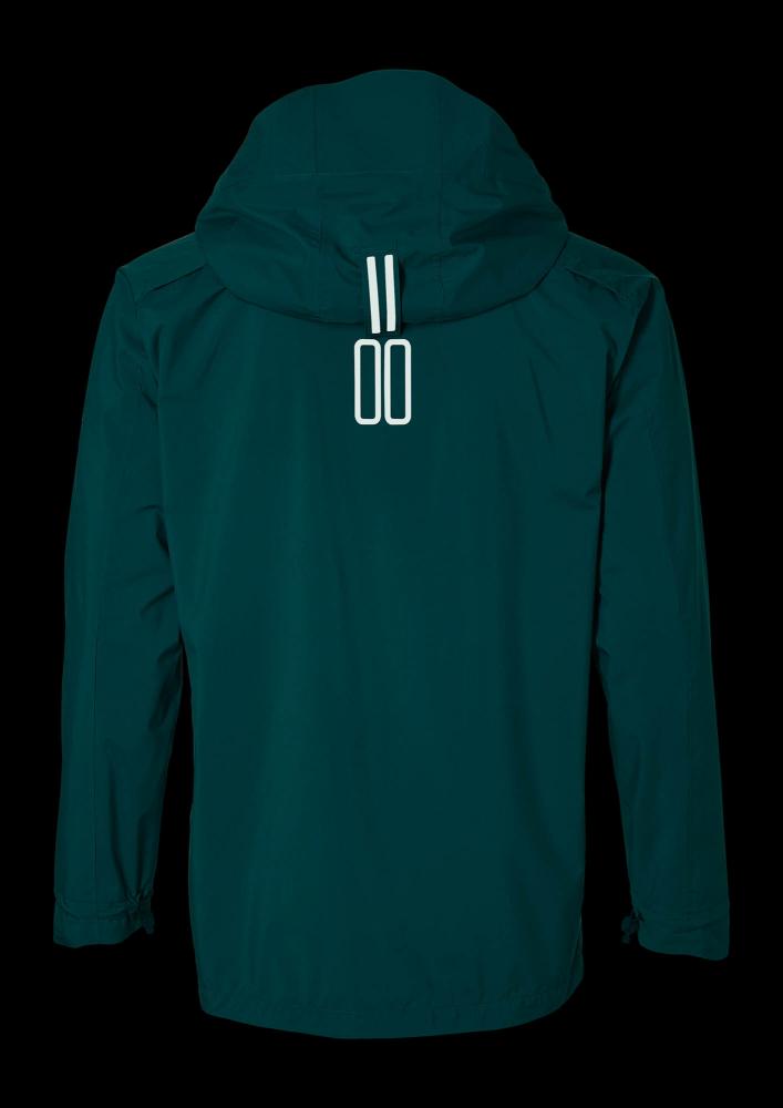 Basil Skane Herren Regenjacke teal green XL - atmungsaktiv & wasserdicht (10.000 WP/MVP), T-Fabric mit DWR-Beschichtung, ergonomischer Schnitt, reflektierend & helmtauglich