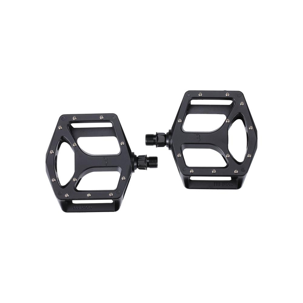 BBB Cycling BBB Pedale MountainHigh matt schwarz - robustes Aluminium-Plattformpedal für Trail und Alltag