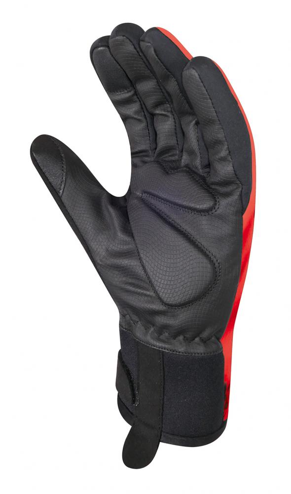 CHIBA 2nd Skin - wasserdichte Radhandschuhe XXL rot, atmungsaktiv mit Touchfunktion