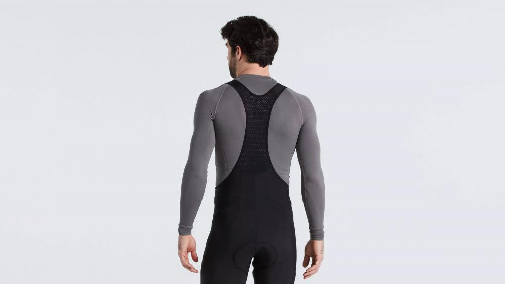SEAMLESS BASELAYER LS MEN GRY L/XL - Nahtlose Funktionsunterwäsche Langarm Herren Grau - Bekleidung