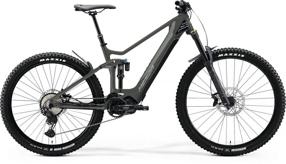 MERIDA eONE-SIXTY 8000 EP2 E-MTB 630 Wh Größe M Gunmetal-Grau