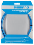 SHIMANO Bremszug-Set Road SIL-TEC beschichtet Bremszug-Set Blau