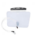 XLC Trinkblase BA-X30 transparent 1,3L mit Trinkschlauch und Mundstück für Fahrrad.