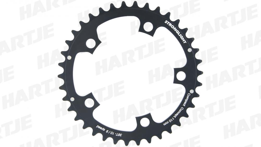 Stronglight Kettenblatt schwarz 40Z 110mm Lochkreis für Fahrrad