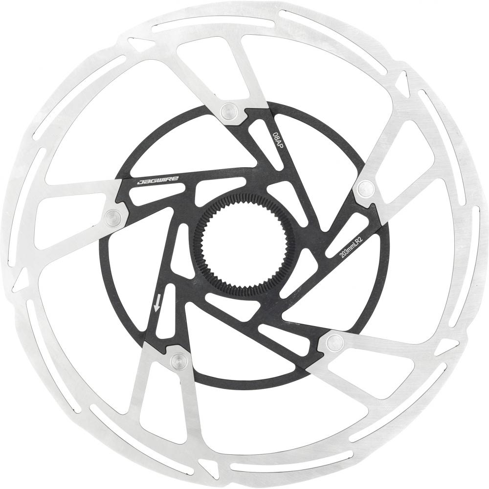 Jagwire Pro LR2 Bremsscheibe 203 mm Centerlock - Leises Bremsen, konstante Bremspower
