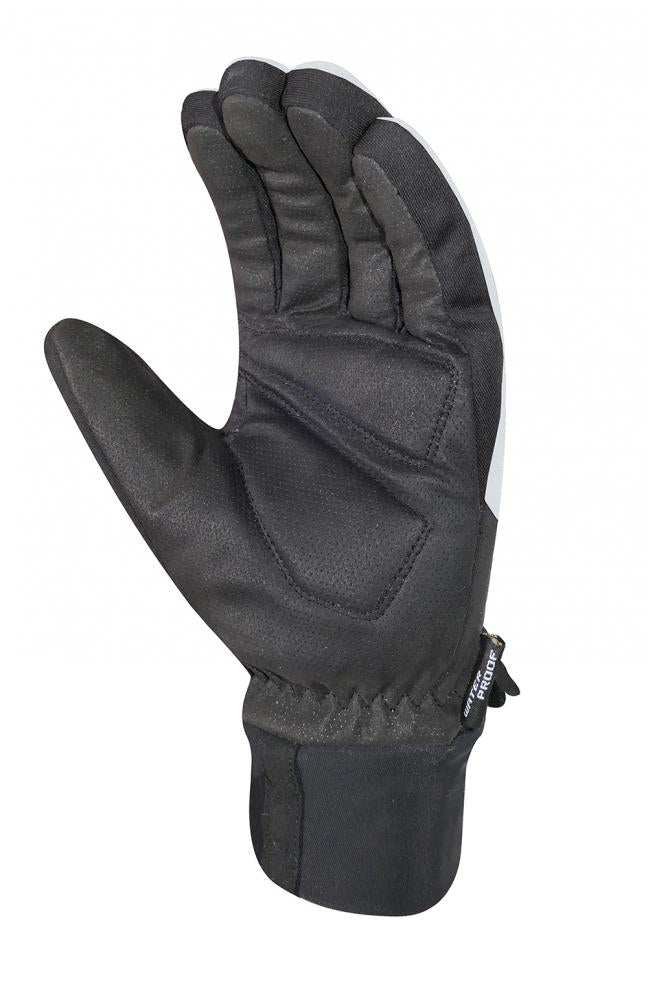 CHIBA Nordic Evolution - wasserdichte, atmungsaktive Radhandschuhe weiß/rot, Größe 6,5