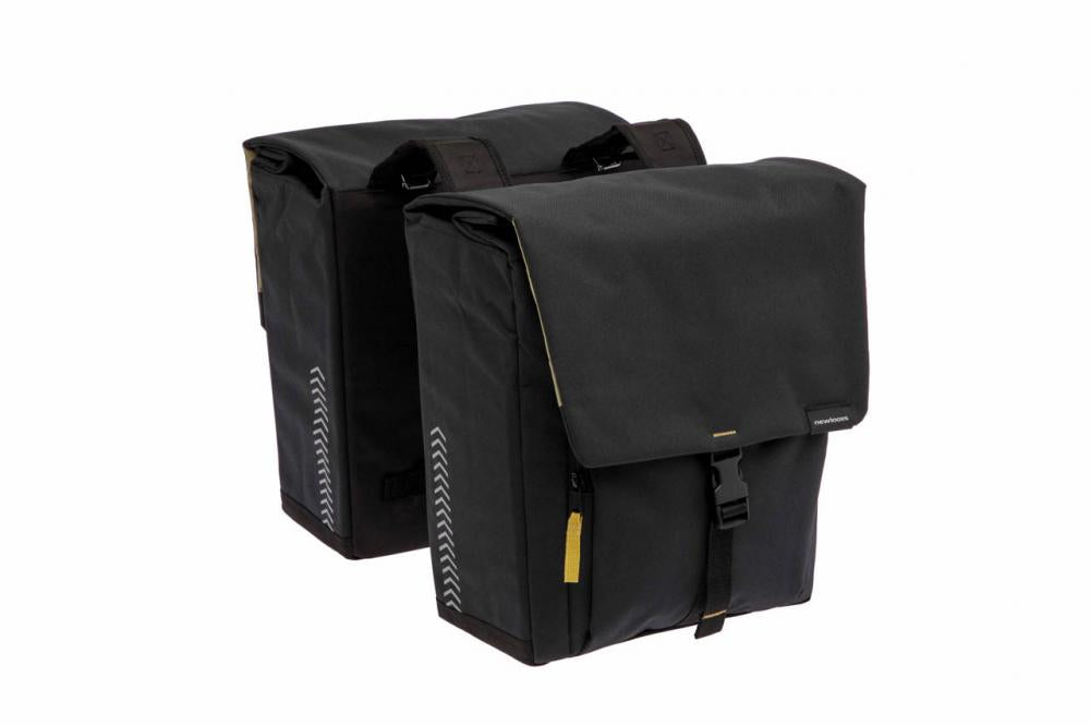 New Looxs Doppelpacktasche Tulum Black Black - geräumige, wassabweisende Fahrradtaschen