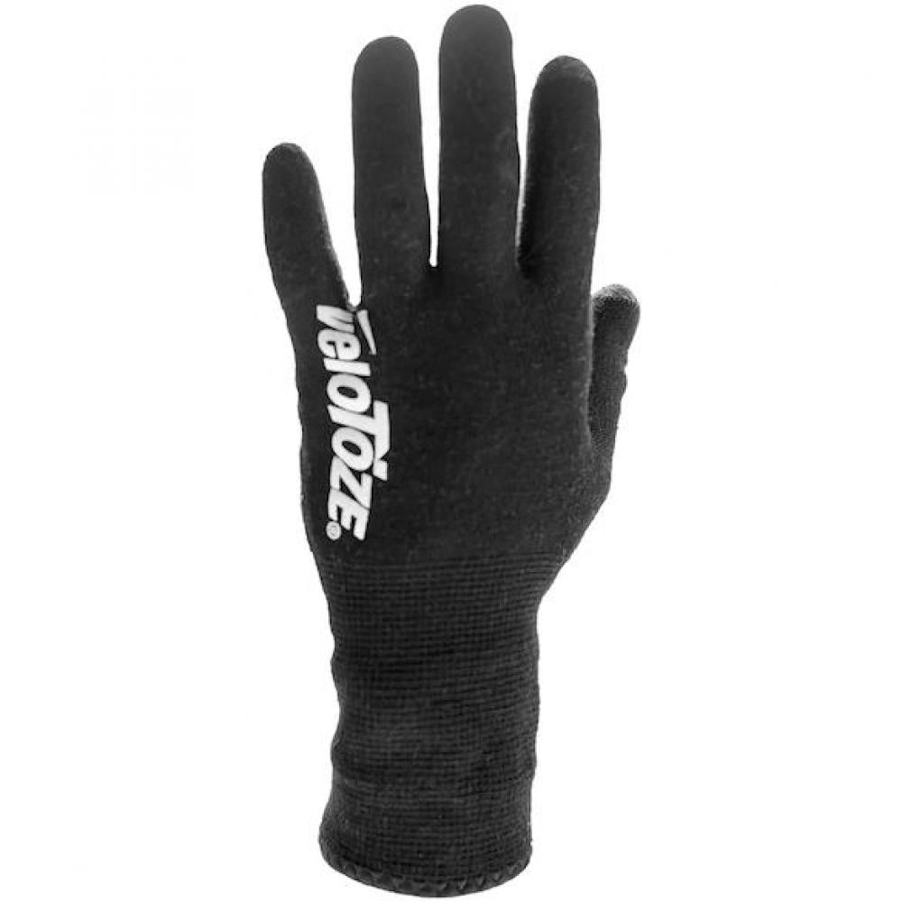 VeloToze Handschuhe Knitted wasserdicht M Schwarz - warme, trockene Hände beim Raßahren