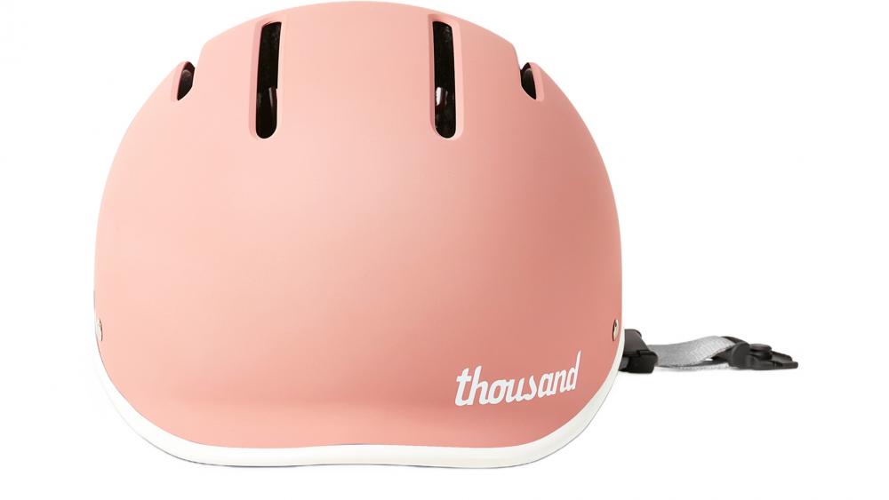 Thousand JR Kinderfahrradhelm Power Pink XS 49-53 cm - ABS-Hartschale mit EPS-Innenschale, verstellbares Einstellsystem, 6 Belüftungsöffnungen