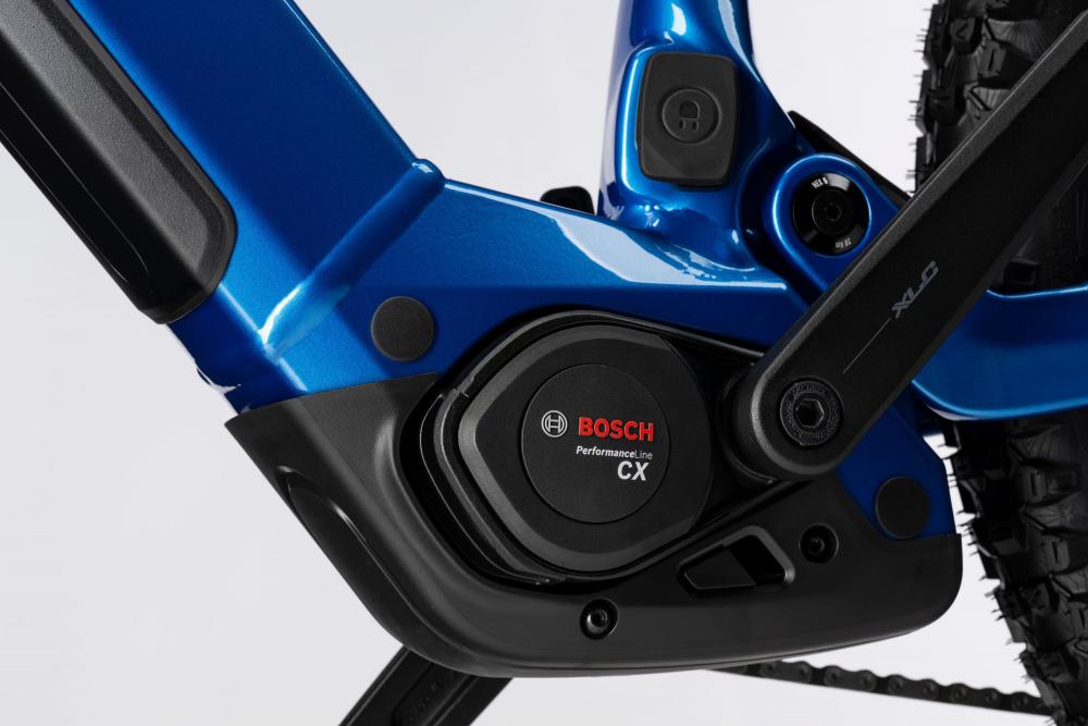 GHOST E-ASX Universal E-MTB 800 Wh Größe L - Candy Blue/Coffee Arctic Dust