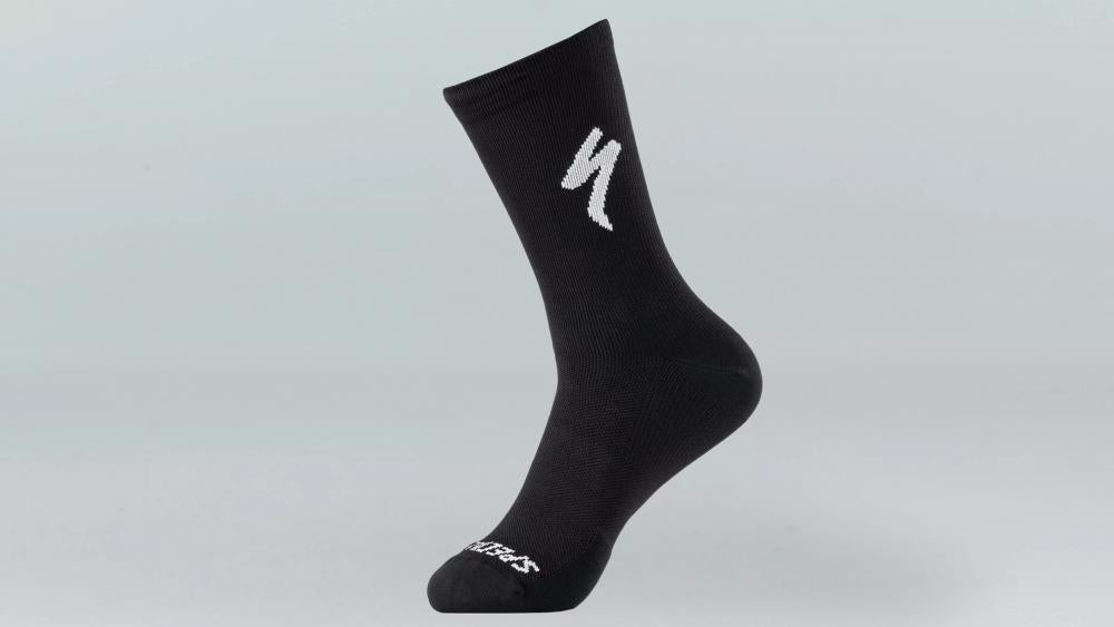 SOFT Socken AIR TALL LOGO SOCK BLK/WHT S - Bekleidung
