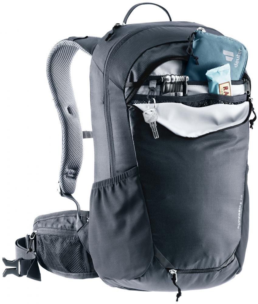 Deuter Superbike 18 Fahrradrucksack 18L Schwarz - Airstripes-Rückensystem