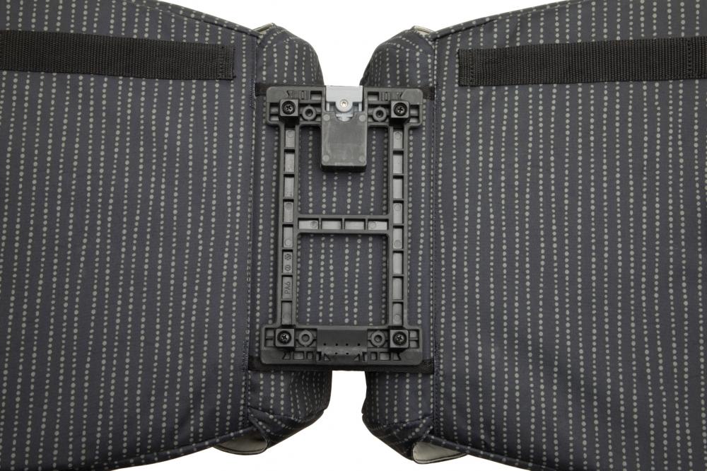 New Looxs Radtasche Joli Double Nomi MIK 2x20L Black - großzügige, wasserdichte Doppelpacktasche