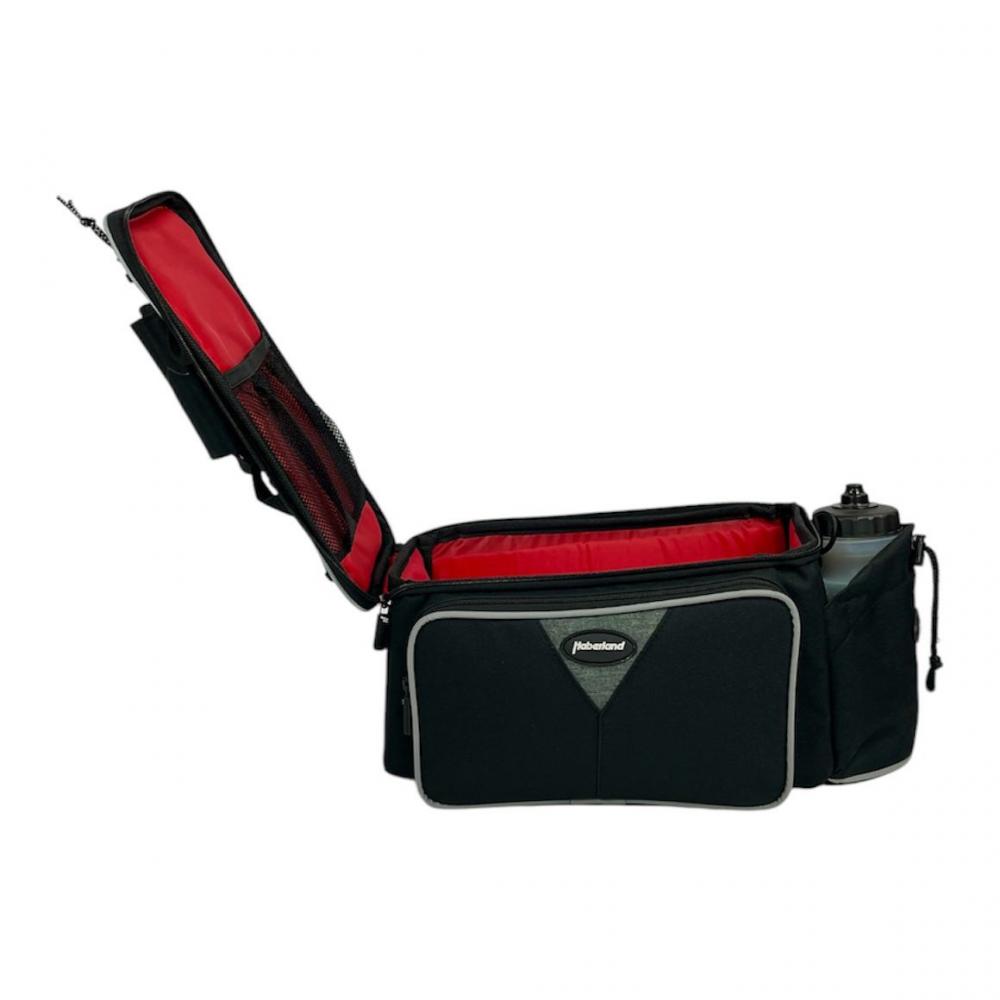 Haberland Gepäckträgeraufsatztasche Flexibag schwarz - flexible Transportlösung für den Alltag