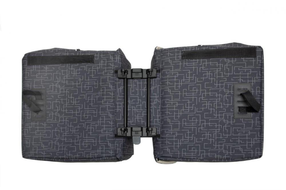 New Looxs Doppelpacktasche Mondi Joy Double RT 2x 19,5 Liter Ivy Walnut - viel Stauraum für Alltag & Tour
