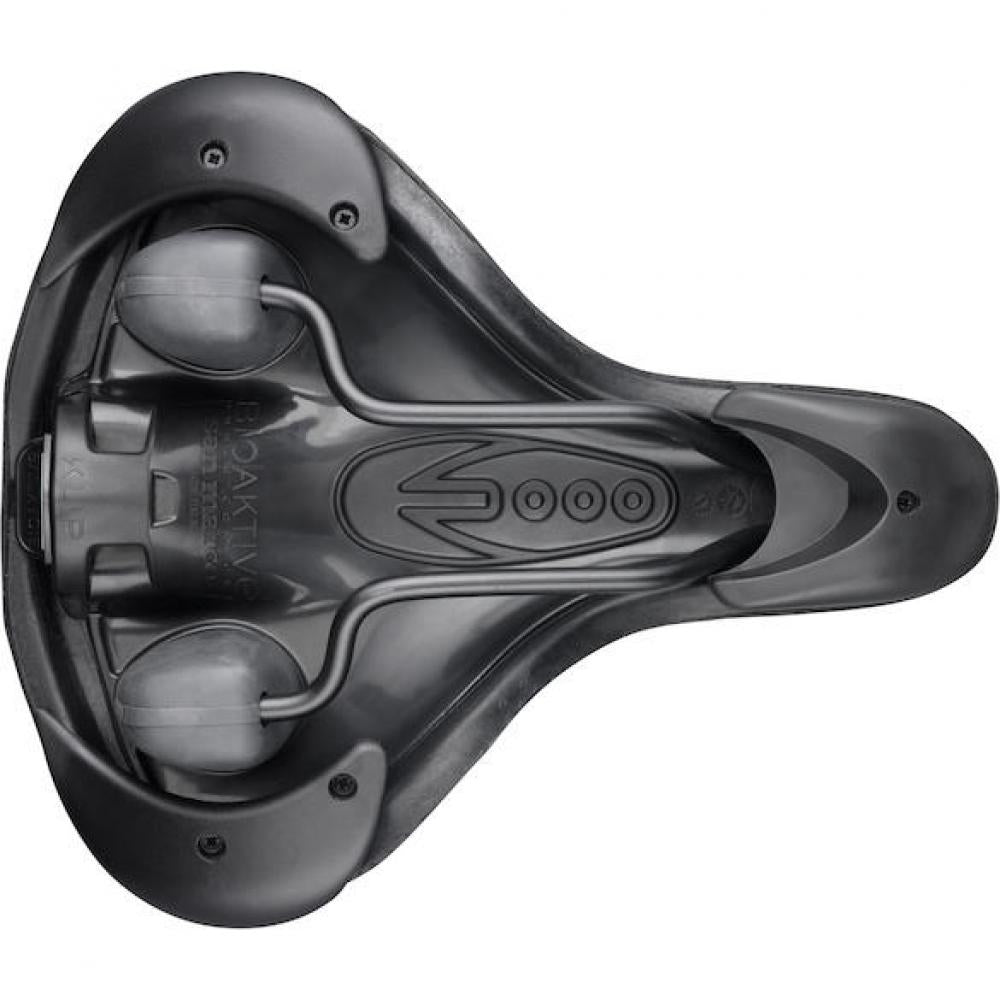 Selle San Marco Sattel City Gel 220 x 269 mm Schwarz - komfortabler City-Fahrradsattel mit Gelpolsterung