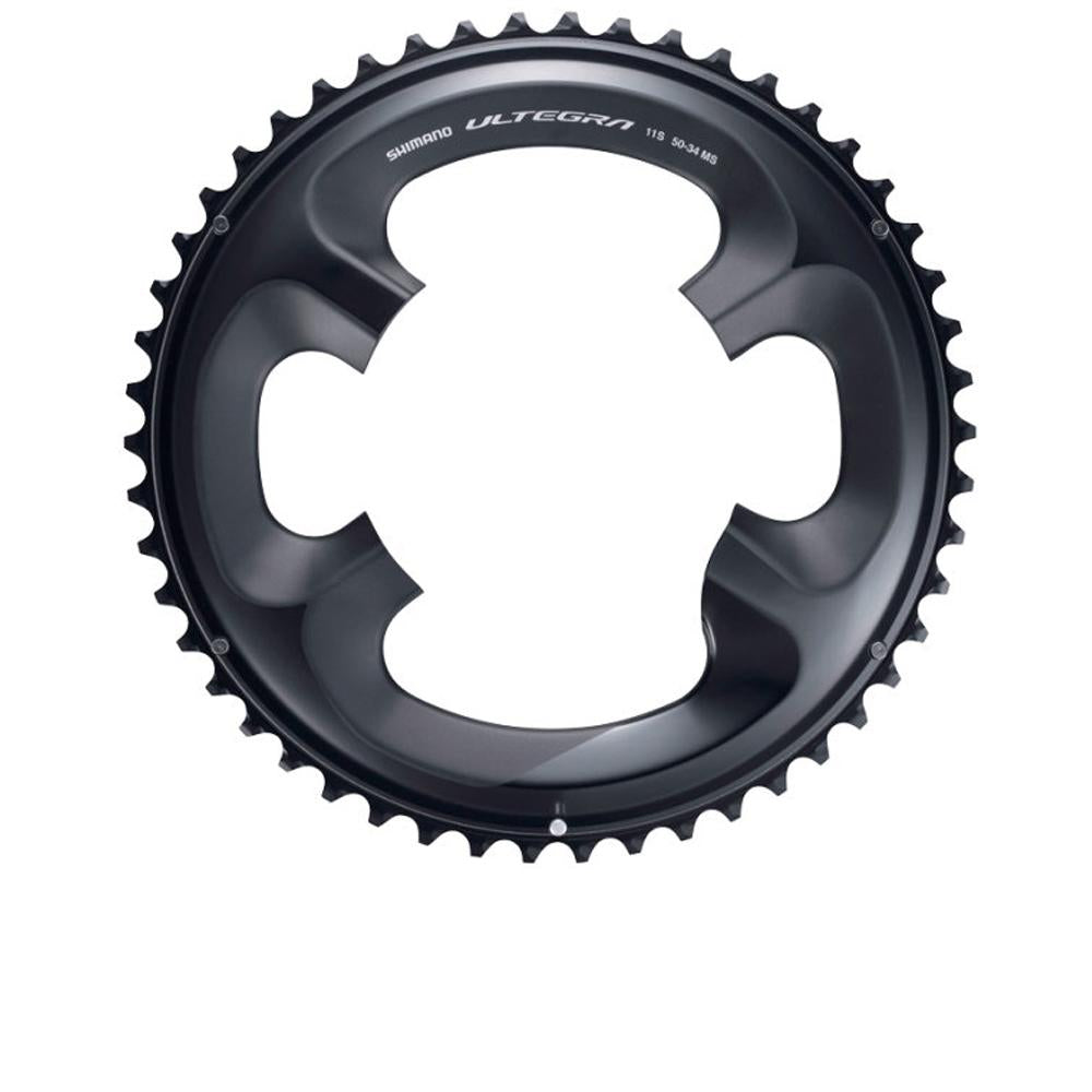SHIMANO Kettenblatt ULTEGRA FC-R8000 50 Zähne Schwarz - präziser Antrieb für Rennräder