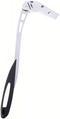 PLETSCHER Hinterbauständer Multi Zoom silber - verstellbar 2628 Zoll, Aluminium-Druckguss pulverbeschichtet, Schiebe- und Gegenlaschenbefestigung, Kunststofffuß Zoom