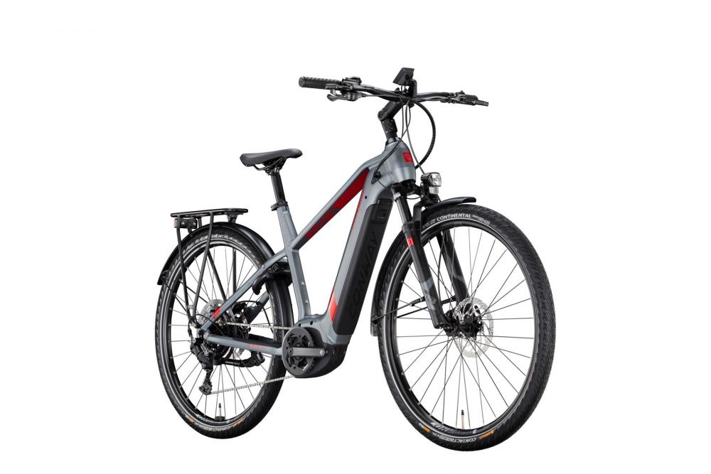 CONWAY Elektro-Trekkingrad Cairon T 2.0 625 SE, Diamant, 625 Wh, Bosch Motor - Shadowgrey Metallic