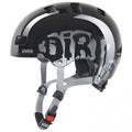 Uvex Kid 3 Kinder-Fahrradhelm dirtbike black 55-58 cm - robuster Hartschalenhelm mit IAS-System, Monomatic-Verschluss & 10 Belüftungsöffnungen
