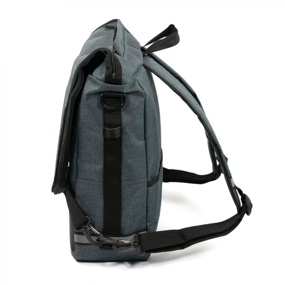 Haberland Bike-Rucksack Sporty anthrazit/reflex - vielseitiger Fahrradrucksack mit Regenschutz