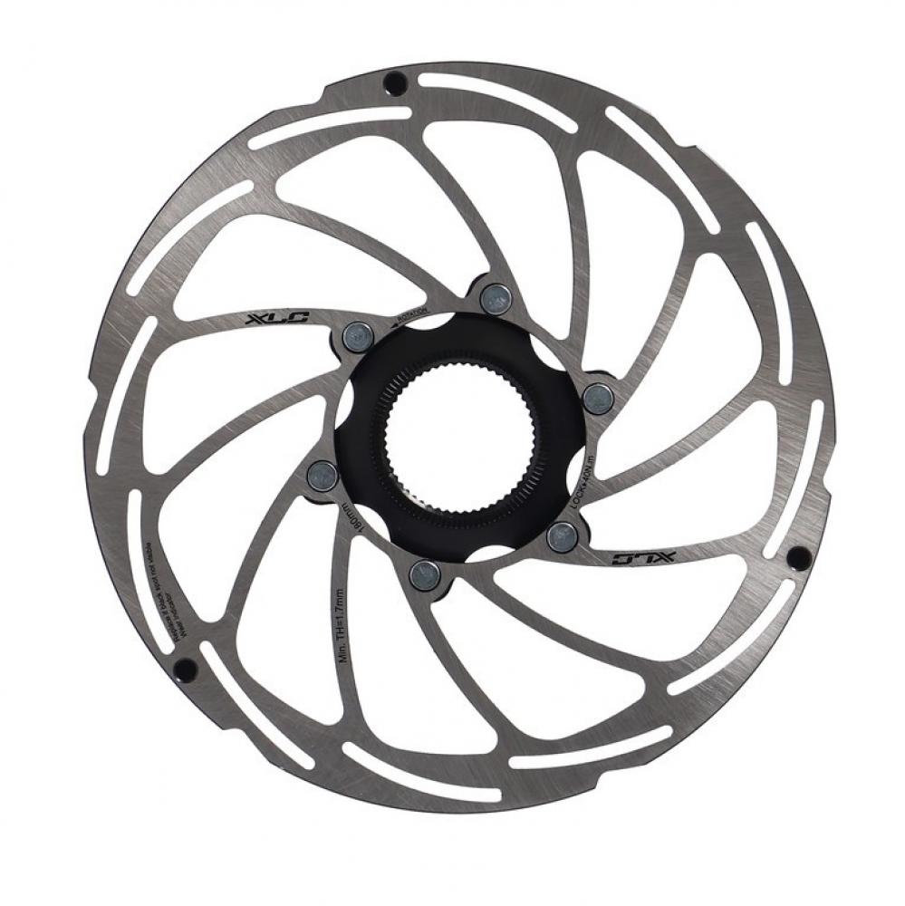 XLC E-Bike Bremsscheibe BR-X138 Ø 180/2,0mm silber, centerlock