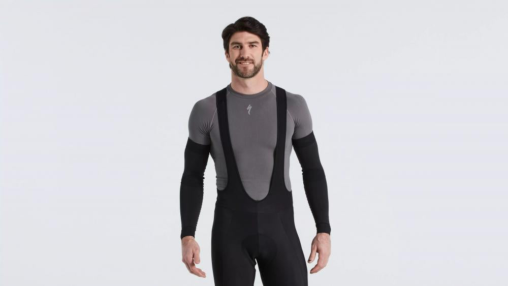 SEAMLESS ARM WARMER BLK XL/XXL - Nahtlose Armwärmer in Schwarz - Bekleidung