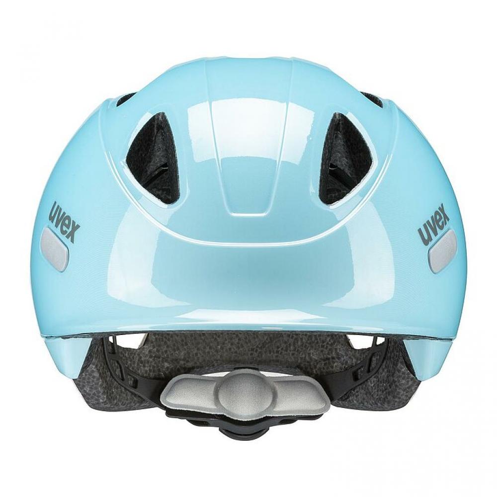 uvex oyo Kinder-Fahrradhelm cloud blue/grey 50-54 cm In-Mold-Technologie, uvex xTRA Shield, KID PROtect, IAS-System, 10 Belüftungsöffnungen, optionales Plug-in LED