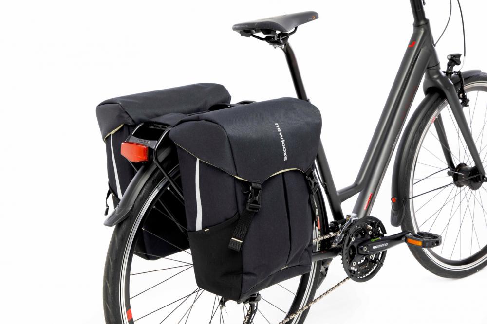 New Looxs Doppelpacktasche Sports Black 2x 18 l Black - robuste Allround-Fahrradtasche
