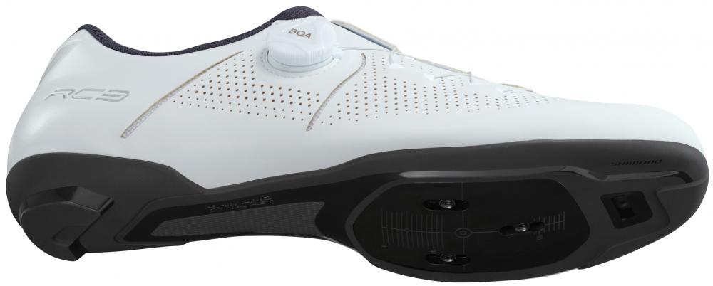 SHIMANO Fahrradschuhe RC302 Herren/Damen Road SPD-SL Größe 52 Weiß