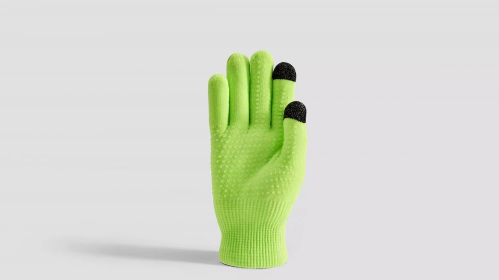THERMAL HYPRVIZ KNIT GLOVE LF PYRNYEL L - Thermo Arbeitshandschuhe Warngelb Größe L - Bekleidung
