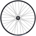 CONTEC Vorderrad "EXIT + CORE CL"nFelge: CONTEC Hohlkammer "Exit", 28"/29", 21-622, Höhe: 16,2 mm, 32 Loch, SV Ventil, für Scheibenbremse, einfach geöst, max. Systemgewicht 150 kg, geeignet für E-Bikes, schwarz (0.349.817/3)nNabe: CONTEC Vorderradnabe "Co