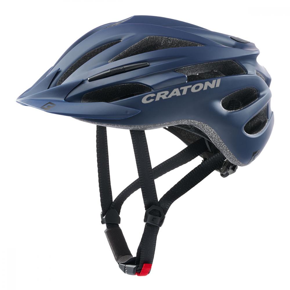Cratoni Helm Pacer dunkelblau matt S/M 54-58cm Fahrradhelm.