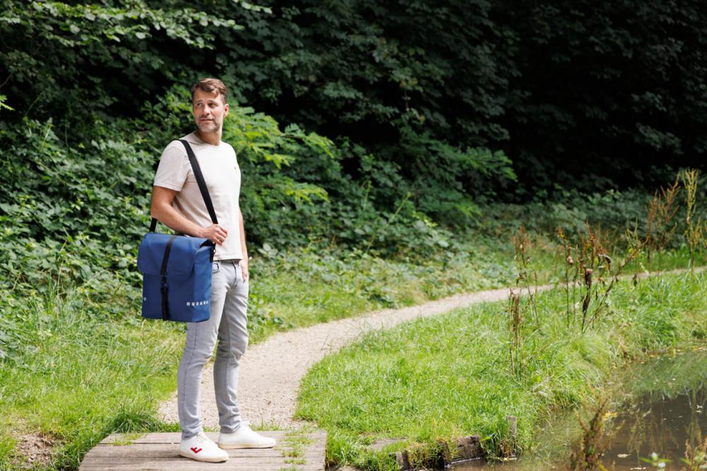 New Looxs Radtasche Odense Single Dark Blue 18-20 l Blue - geräumige Gepäckträgertasche