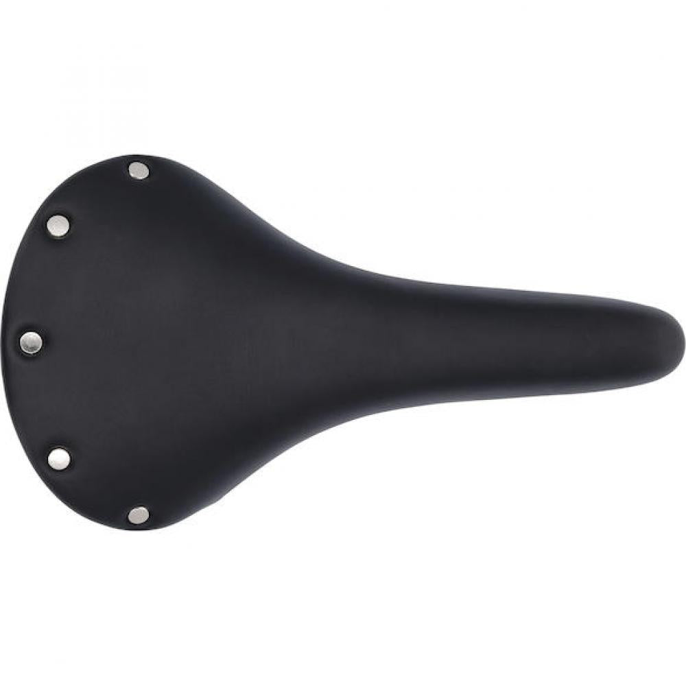 Procraft Sattel Retro II 272 x 153 mm Schwarz - komfortabler Retro-Fahrradsattel